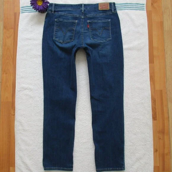 LEVI'S Jeans Size 14 Mid Rise Skinny Denim - Picture 6 of 11